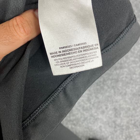 Nike Dri-Fit Quarter Zip Pullover Womens Size Large Black Athletic Running Shirt - Picture 4 of 9